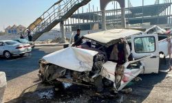 حادث مأساوي في الزبير.. تهشم "بيك أب" ومصرع سائقها بعد اصطدامه بخرسانة جسر